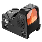 WolfCloak Motion Awake 2MOA Red/Green Dot Scope for RMR Cut Footprint, Shockproof and Waterproof Red Dot Sight, Open Reflex Optics with Adapter Plate for MOS and 21mm Picatinny Base